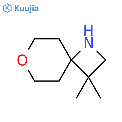 7-Oxa-1-azaspiro[3.5]nonane, 3,3-dimethyl- structure