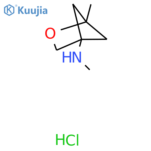 N,1-dimethyl-2-oxabicyclo[2.1.1]hexan-4-amine hydrochloride structure