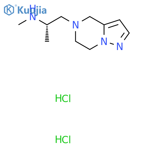 methyl[(2S)-1-{4H,5H,6H,7H-pyrazolo[1,5-a]pyrazin-5-yl}propan-2-yl]amine dihydrochloride structure