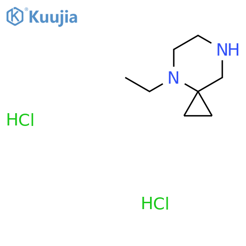 4-ethyl-4,7-diazaspiro2.5octane dihydrochloride structure