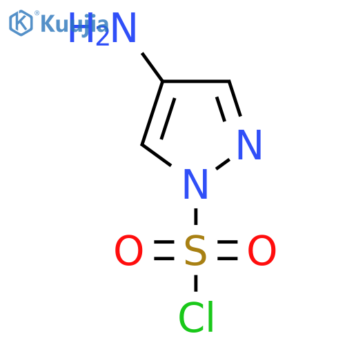 4-amino-1H-pyrazole-1-sulfonyl chloride structure