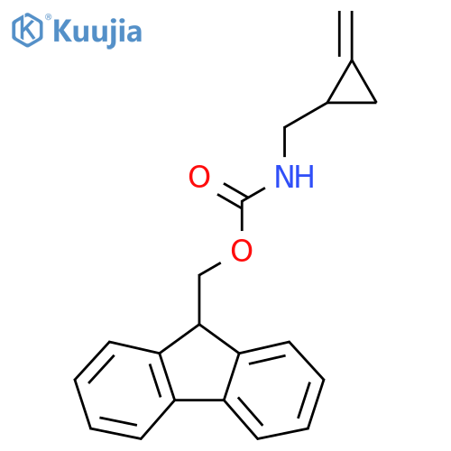 (9H-fluoren-9-yl)methyl N-[(2-methylidenecyclopropyl)methyl]carbamate structure