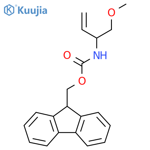 (9H-fluoren-9-yl)methyl N-(1-methoxybut-3-en-2-yl)carbamate structure