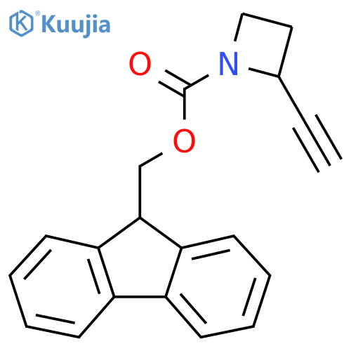 (9H-fluoren-9-yl)methyl 2-ethynylazetidine-1-carboxylate structure