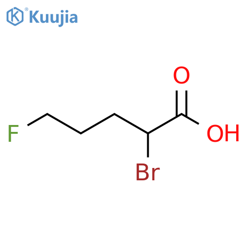 2-Bromo-5-fluoropentanoic acid structure