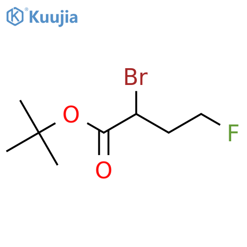 Tert-butyl 2-bromo-4-fluorobutanoate structure