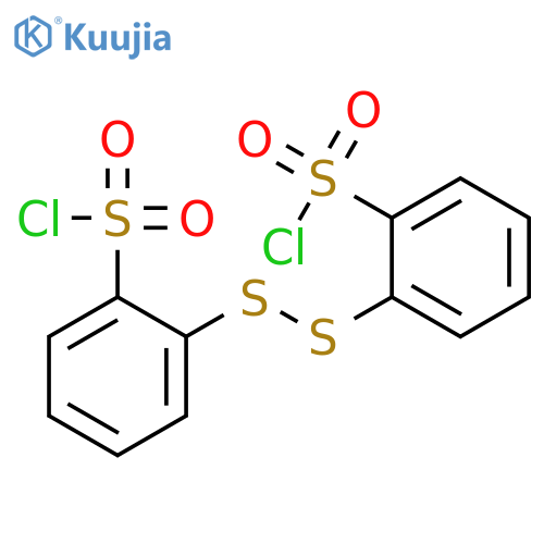 Benzenesulfonyl chloride, 2,2'-dithiobis- structure