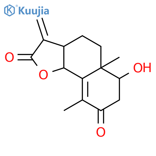 Naphtho[1,2-b]furan-2,8(3H,4H)-dione,3a,5,5a,6,7,9b-hexahydro-6-hydroxy-5a,9-dimethyl-3-methylene-,(3aS,5aR,6S,9bS)- structure