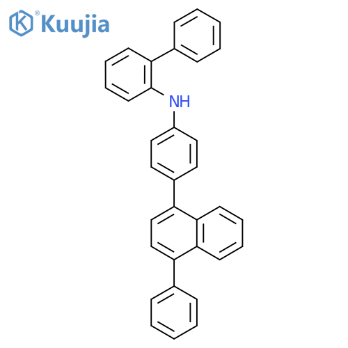 N-[4-(4-Phenyl-1-naphthalenyl)phenyl]-[1,1′-biphenyl]-2-amine structure