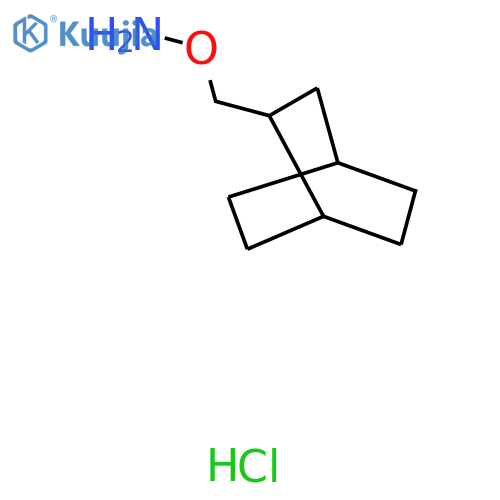 O-({bicyclo[2.2.2]octan-2-yl}methyl)hydroxylamine hydrochloride structure