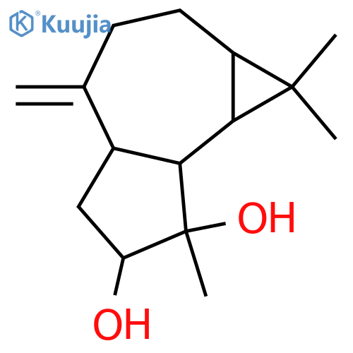 10(14)-Aromadendrene-3,4-diol; (1β,3α,4α,5α,6β,7β)-form structure