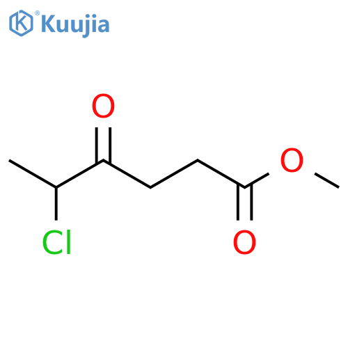 methyl 5-chloro-4-oxohexanoate structure