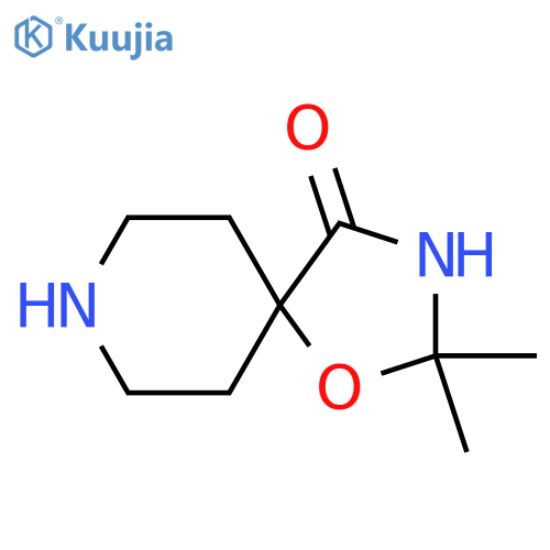 2,2-Dimethyl-1-oxa-3,8-diazaspiro[4.5]decan-4-one structure