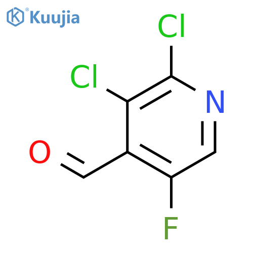 2,3-Dichloro-5-fluoroisonicotinaldehyde structure
