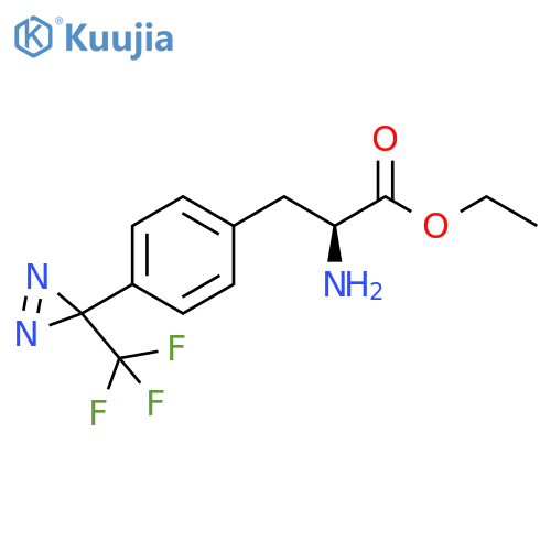 4-[3-(Trifluoromethyl)-3H-diazirin-3-yl]phenylalanine ethyl ester structure