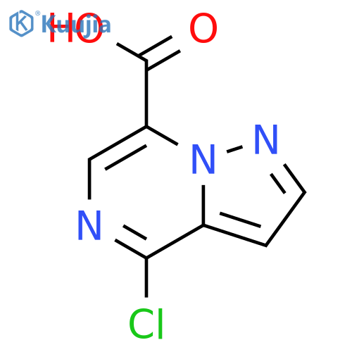 4-chloropyrazolo1,5-apyrazine-7-carboxylic acid structure