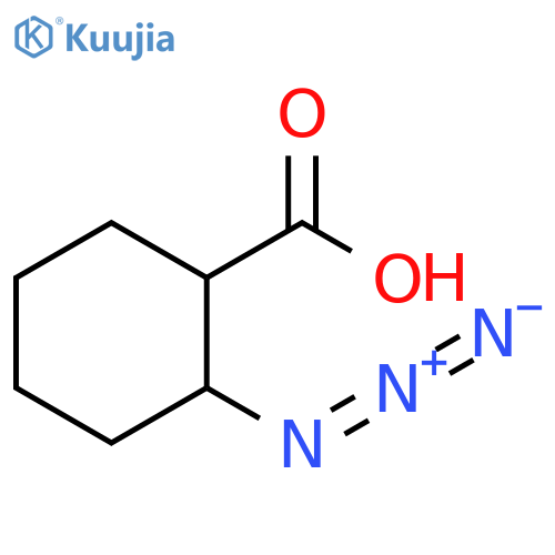 2-Azidocyclohexanecarboxylic acid structure