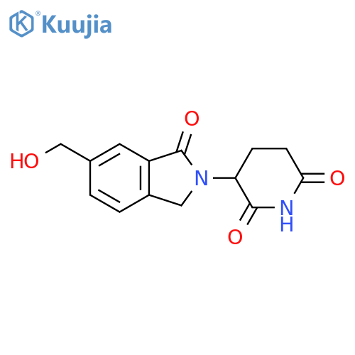 3-(6-(Hydroxymethyl)-1-oxoisoindolin-2-yl)piperidine-2,6-dione structure