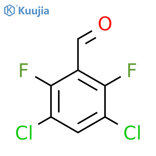 3,5-Dichloro-2,6-difluorobenzaldehyde structure