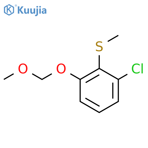 (2-Chloro-6-(methoxymethoxy)phenyl)(methyl)sulfane structure