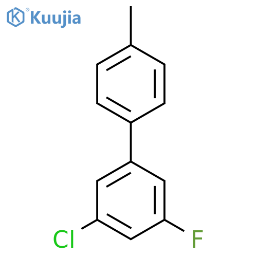 3-Chloro-5-fluoro-4'-methyl-1,1'-biphenyl structure