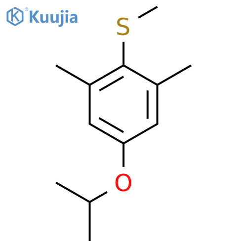 (4-Isopropoxy-2,6-dimethylphenyl)(methyl)sulfane structure