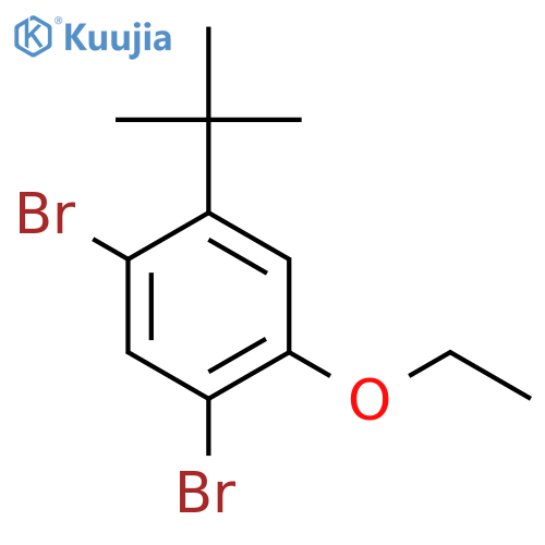 1,5-Dibromo-2-(t-butyl)-4-ethoxybenZene structure