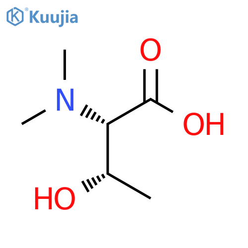 (2S,3S)-2-(dimethylamino)-3-hydroxybutanoic
acid structure