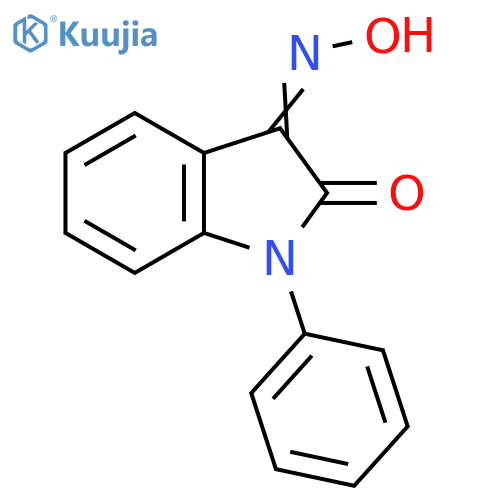 1-PHENYL-1H-INDOLE-2,3-DIONE 3-OXIME structure