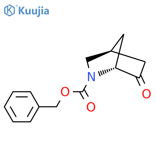 benzyl (1R,4S)-6-oxo-2-azabicyclo[2.2.1]heptane-2-carboxylate structure