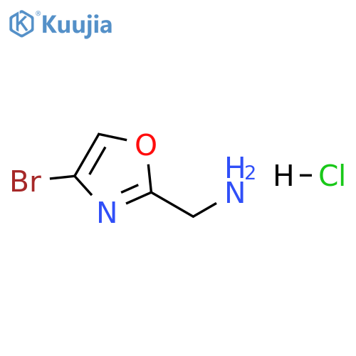 C-(4-Bromo-oxazol-2-yl)-methylamine hydrochloride structure