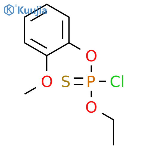 Phosphorochloridothioic acid, O-ethyl O-(2-methoxyphenyl) ester structure