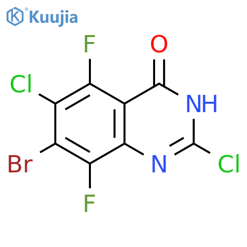 4(3H)-Quinazolinone, 7-bromo-2,6-dichloro-5,8-difluoro- structure