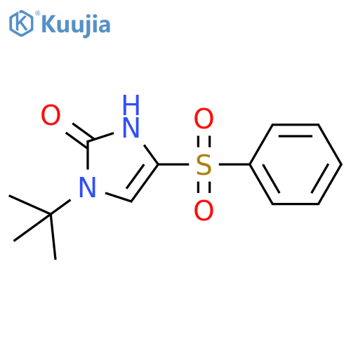 1-(TERT-BUTYL)-4-(PHENYLSULFONYL)-1,3-DIHYDRO-2H-IMIDAZOL-2-ONE structure