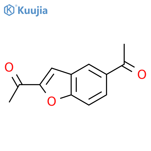Ethanone,1,1'-(2,5-benzofurandiyl)bis- (9CI) structure