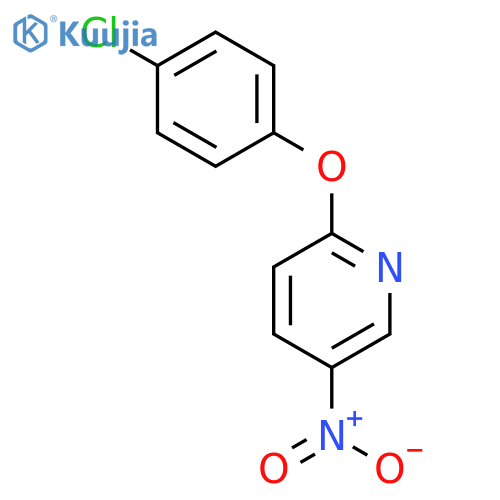 Pyridine,2-(4-chlorophenoxy)-5-nitro- structure
