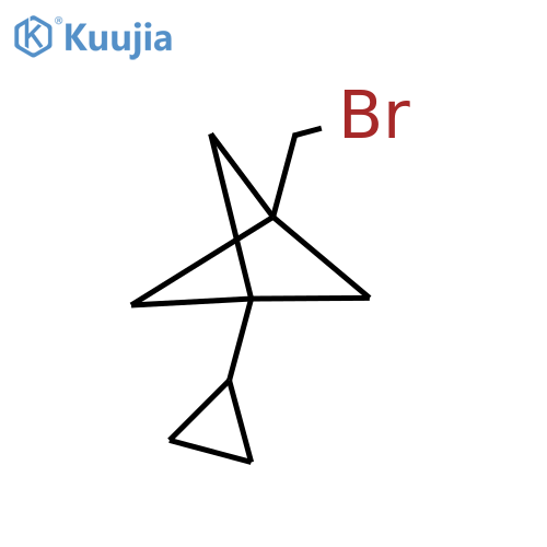 1-(Bromomethyl)-3-cyclopropylbicyclo[1.1.1]pentane structure