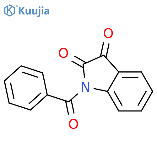 1H-Indole-2,3-dione,1-benzoyl- structure