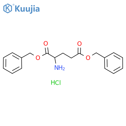 1,5-dibenzyl 2-aminopentanedioate hydrochloride structure