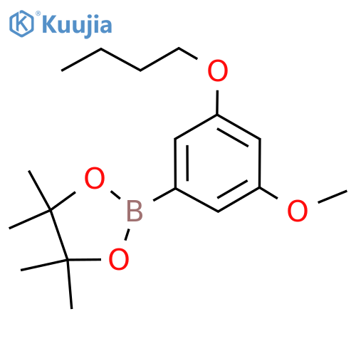 2-(3-Butoxy-5-methoxyphenyl)-4,4,5,5-tetramethyl-1,3,2-dioxaborolane structure