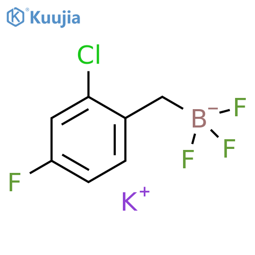 Potassium (2-chloro-4-fluorobenzyl)trifluoroborate structure