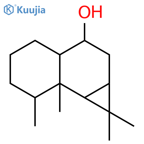 1H-Cyclopropa[a]naphthalen-3-ol, decahydro-1,1,7,7a-tetramethyl- structure
