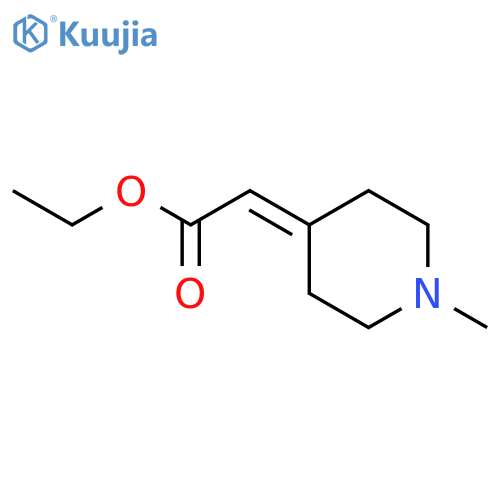 2-(1-Methyl-4-piperidinylidene)acetic Acid Ethyl Ester structure