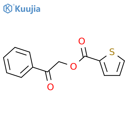 2-oxo-2-phenylethyl thiophene-2-carboxylate structure