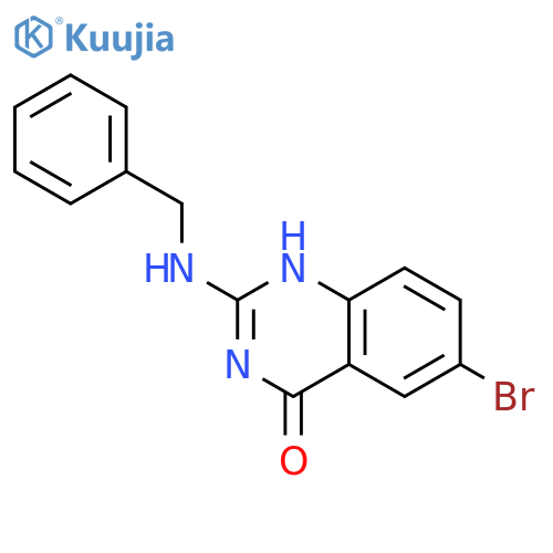 2-(Benzylamino)-6-bromoquinazolin-4(3H)-one structure
