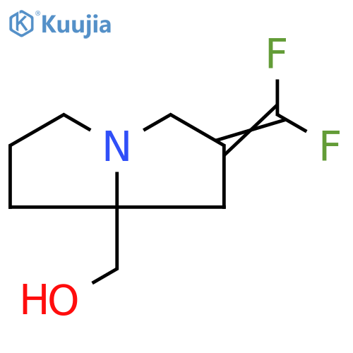 1H-Pyrrolizine-7a(5H)-methanol, 2-(difluoromethylene)tetrahydro- structure