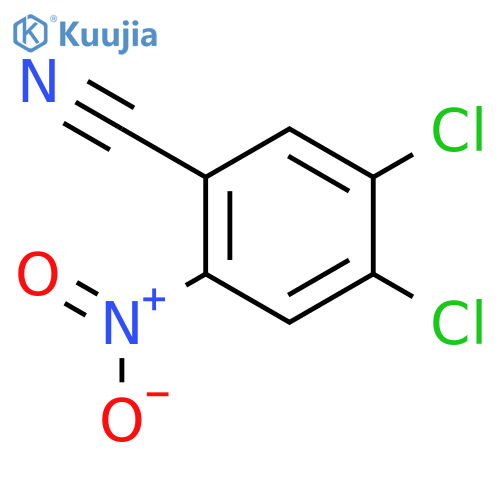 4,5-dichloro-2-nitrobenzonitrile structure