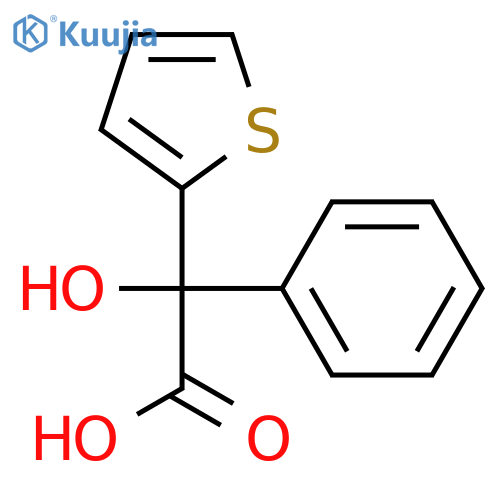 2-Thiopheneacetic acid, a-hydroxy-a-phenyl- structure
