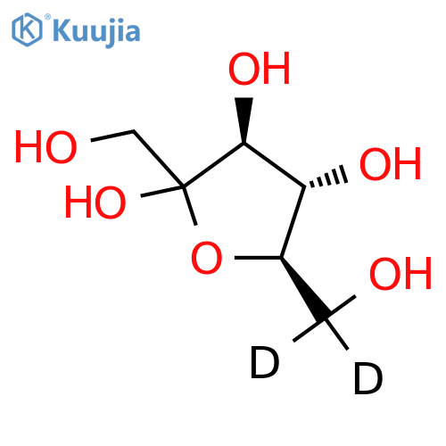 D-Fructose-6-d2 structure