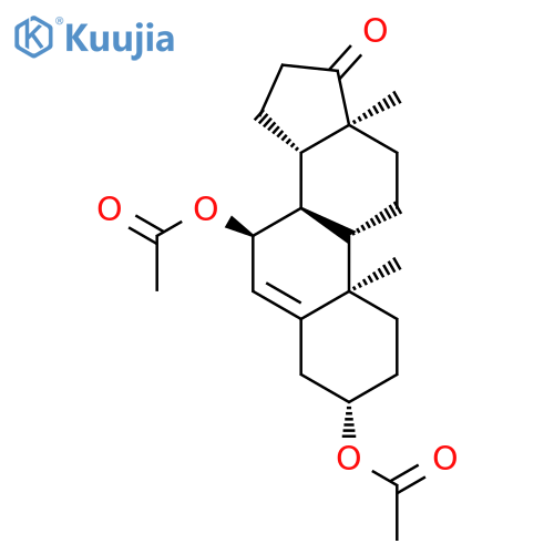 androst-5-en-17-one, 3,7-bis(acetyloxy)-, (3beta,7alpha)- (9ci) structure